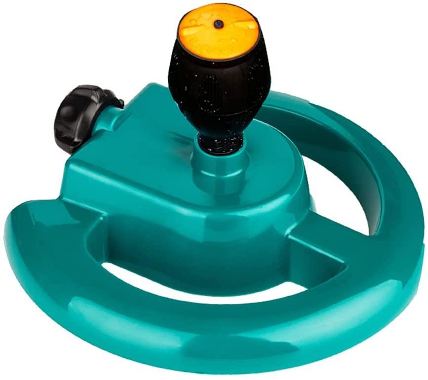 BBGS Garden Lawn Sprinkler with 4 Nozzle, Wide Coverage Irrigation System, 360° Automatic Rotating Watering Device for Garden Farm Large Lawn