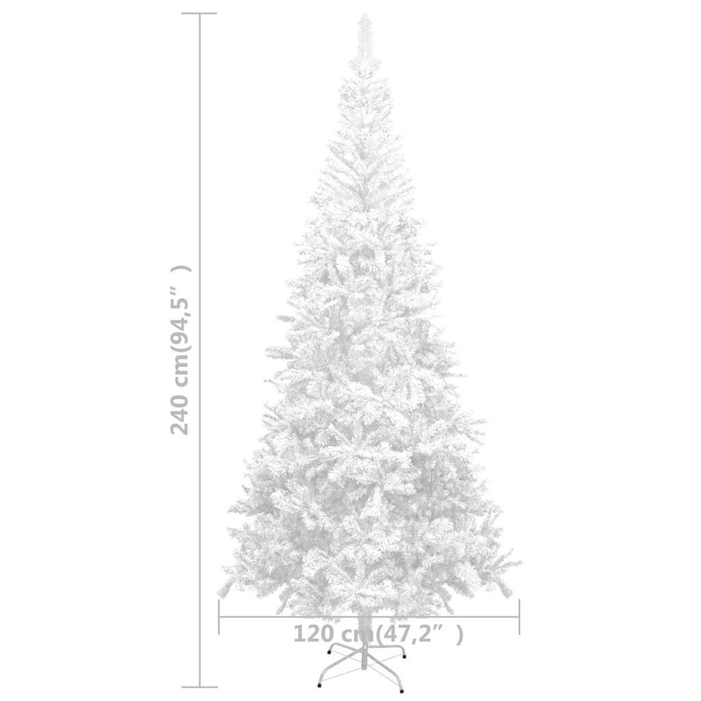 Tomshine Artificial Christmas Tree L 94.5" White