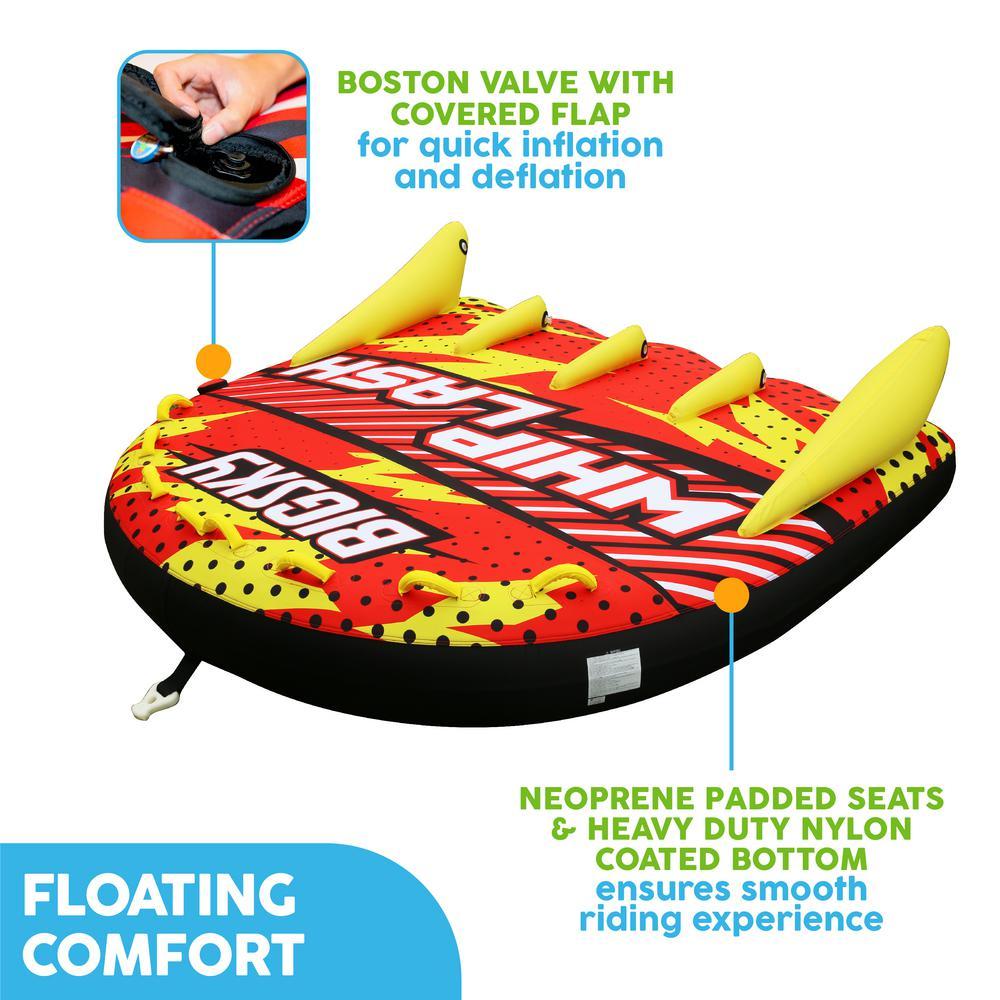 Whiplash Towable Tube for 1-Person to 4-People
