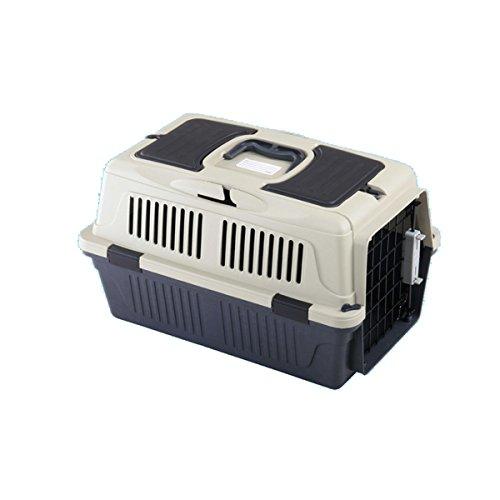 22" x 15" x 14" - Case of 6 Deluxe Pet Carrier w/StoraCompartment Plastic