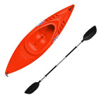 Tiger Shark Series 9 ft. OranSit-in Kayak with Dry-Ride Wave Breaker  Includes 87 in. Deluxe Sport Paddle