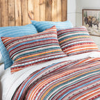 Yuma Bright Color Southwest Stripes Quilt Size Full/Queen