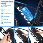 VIVI Electric Bike 350W, 27.5/26 Inch Electric Bikes for Adults Mountain Bike, 36V/10.4Ah Removable Battery, 21 Speed Gears, Electric Bicycle 20MPH Speed