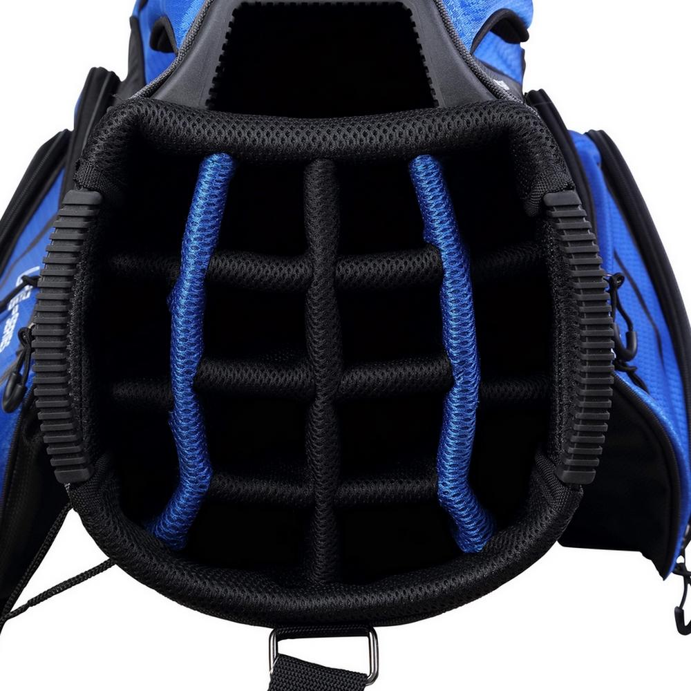 MacGregor Golf VIP Deluxe 14-Way Cart Bag, 9.5" Top Black/Blue