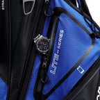 MacGregor Golf VIP Deluxe 14-Way Cart Bag, 9.5" Top Black/Blue