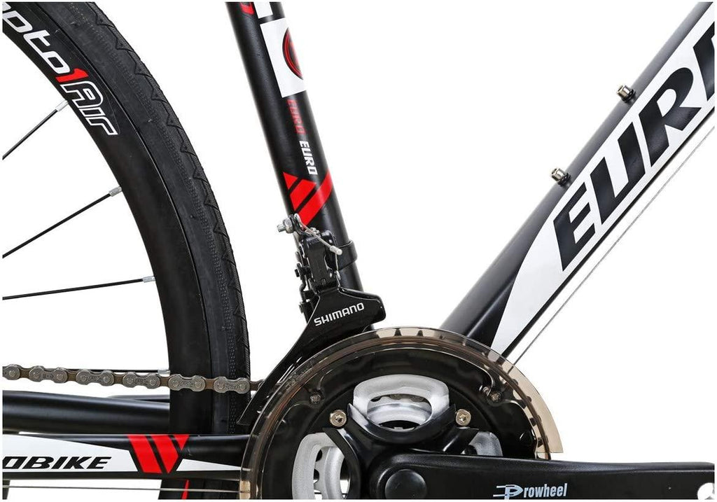 Eurobike Road Bike XC550, 700C Wheels, 21 Speed, Dual Disc Break