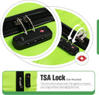 Luggage 3 Piece Set ABS Hardshell Lightweight Suitcase with TSA Lock Spinner Wheels 20in24in28in (Black)