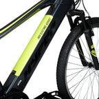Hyper Bicycles E-Ride Electric Pedal Assist Mountain Bike, 26in MTB, Black