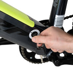 Hyper Bicycles E-Ride Electric Pedal Assist Mountain Bike, 26in MTB, Black