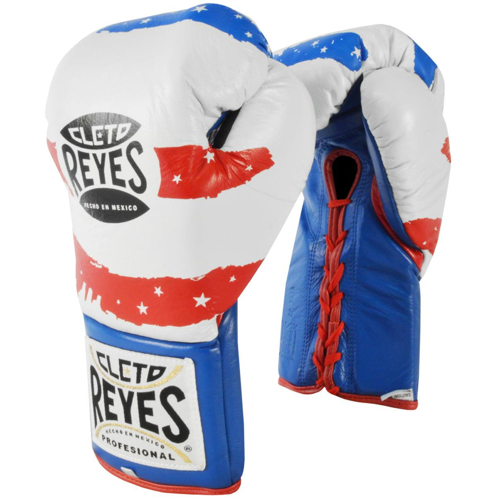 Cleto Reyes Official Lace Up Competition Boxing Gloves - 10 oz. - USA