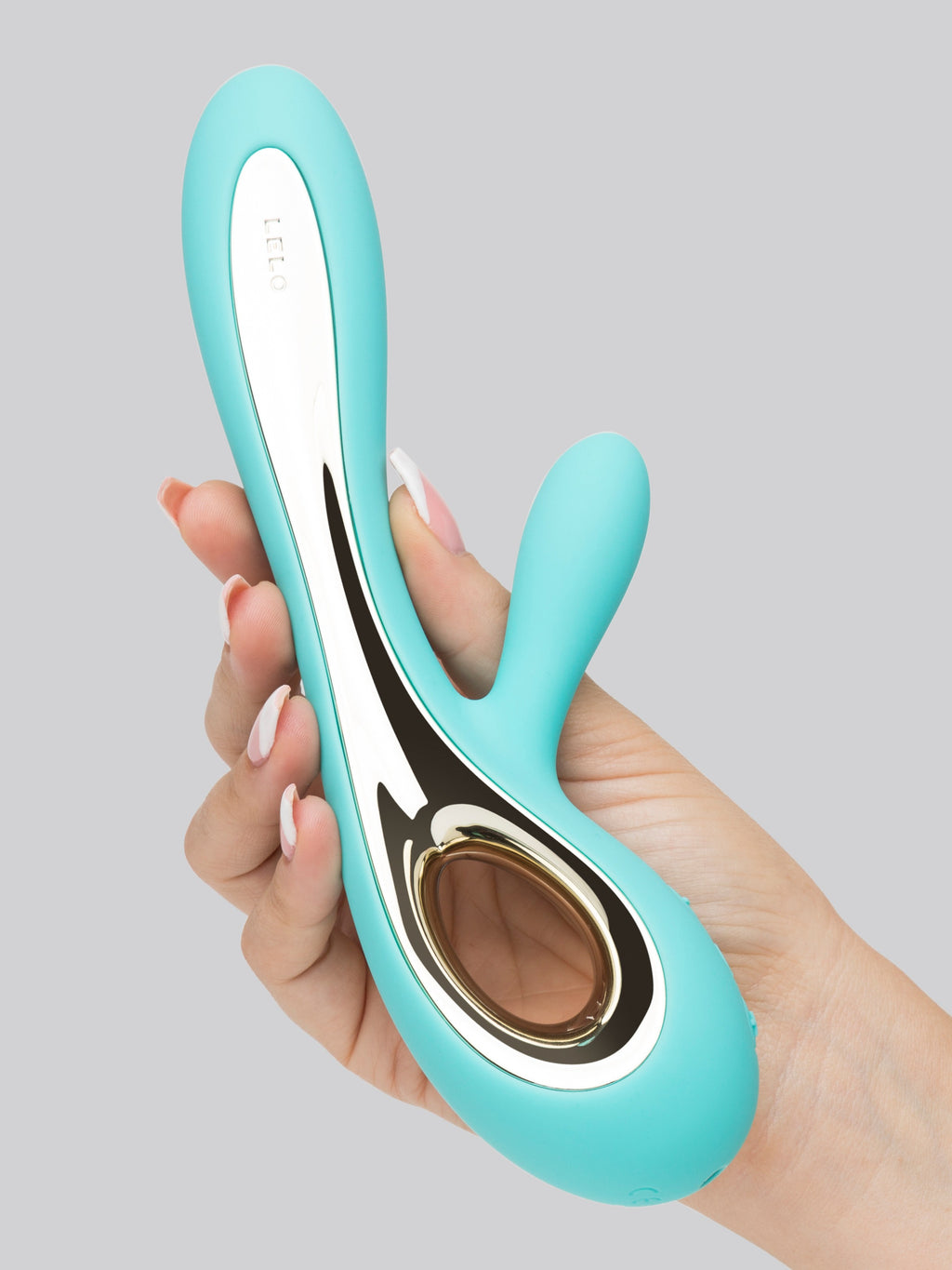 Lelo Insignia Soraya 2 Luxury Rechargeable Rabbit Vibrator, Blue | Blue