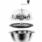ipower 16 inch hydroponic cut leaf pro bowl trimmer twisted bowl leaf trimmer