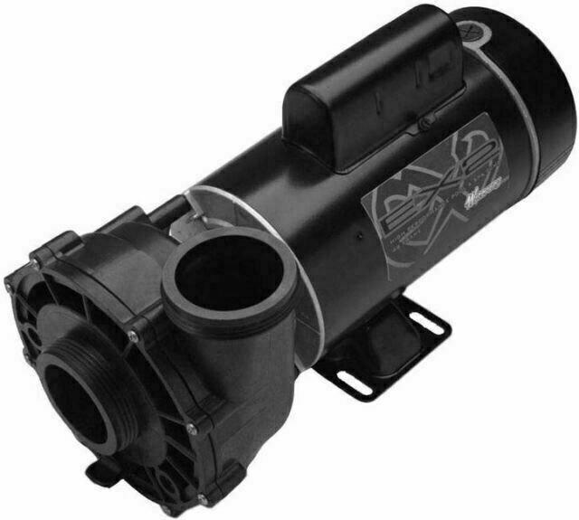 waterway ex 2 48-frame 2hp dual-speed spa pump, 2in. intake, 2in. discharge,
