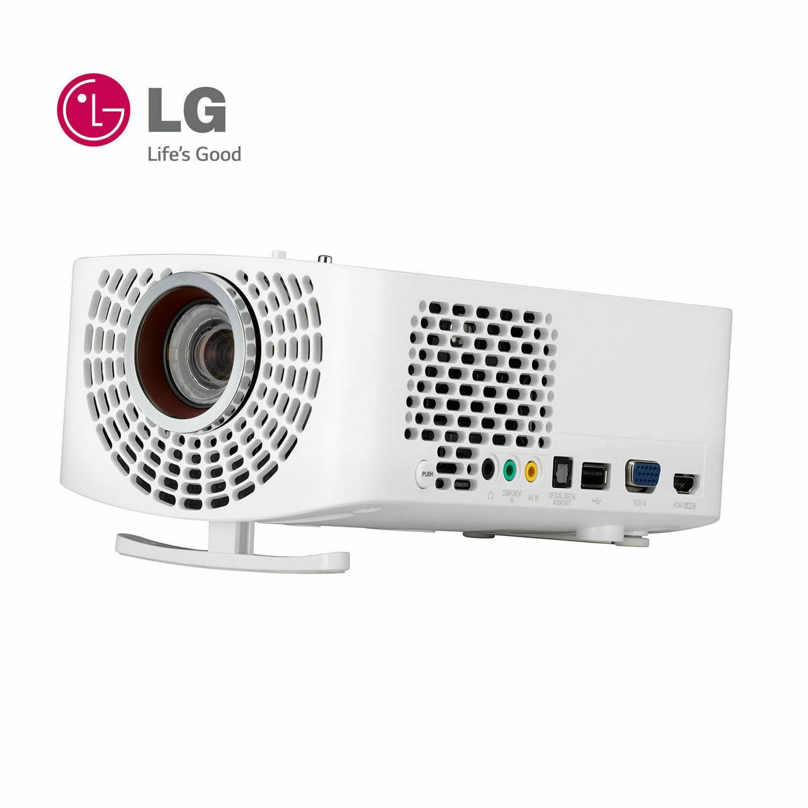 [new] lg mini beam tv projector high perfomance full hd &amp; 1400 ansi / pf1500
