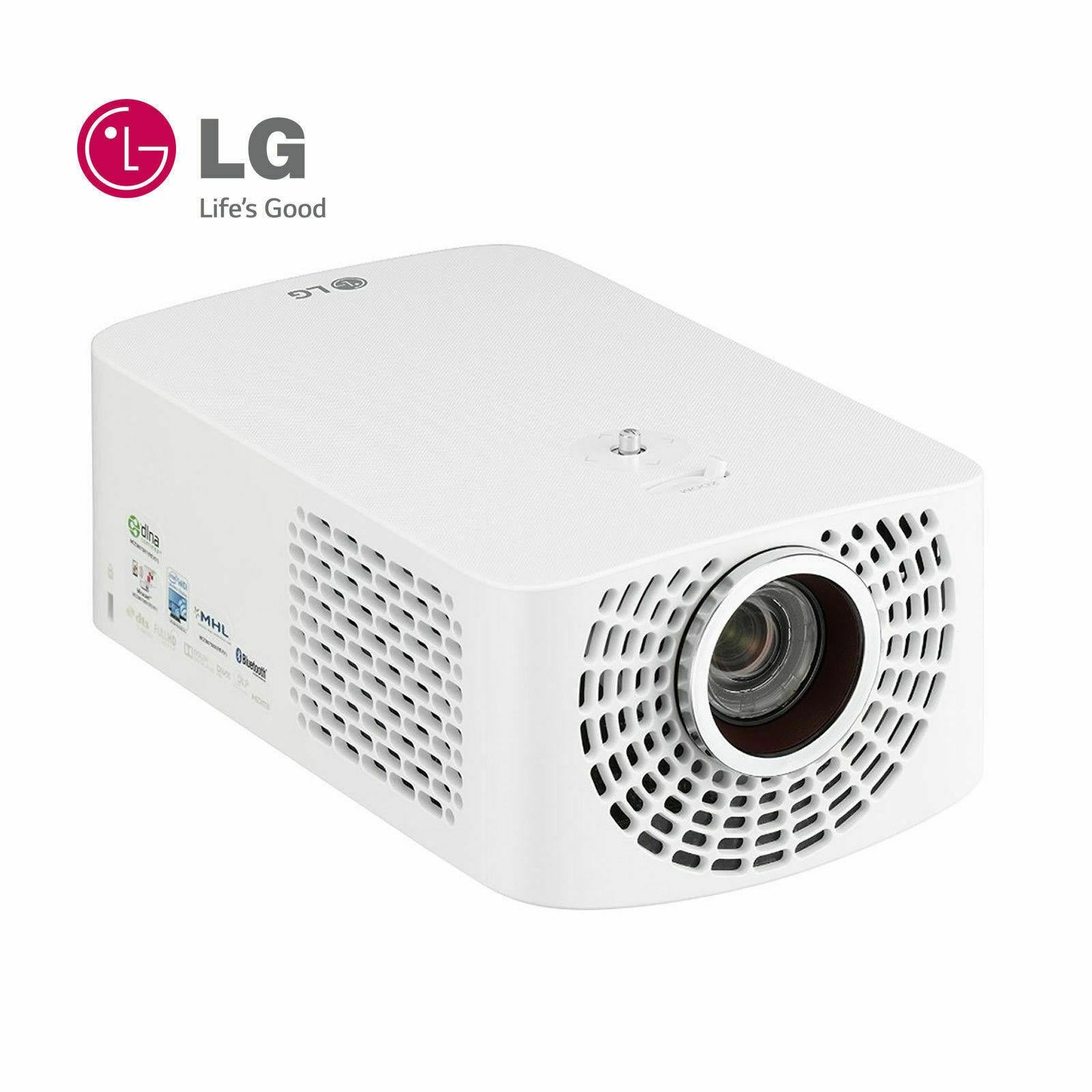 [new] lg mini beam tv projector high perfomance full hd &amp; 1400 ansi / pf1500