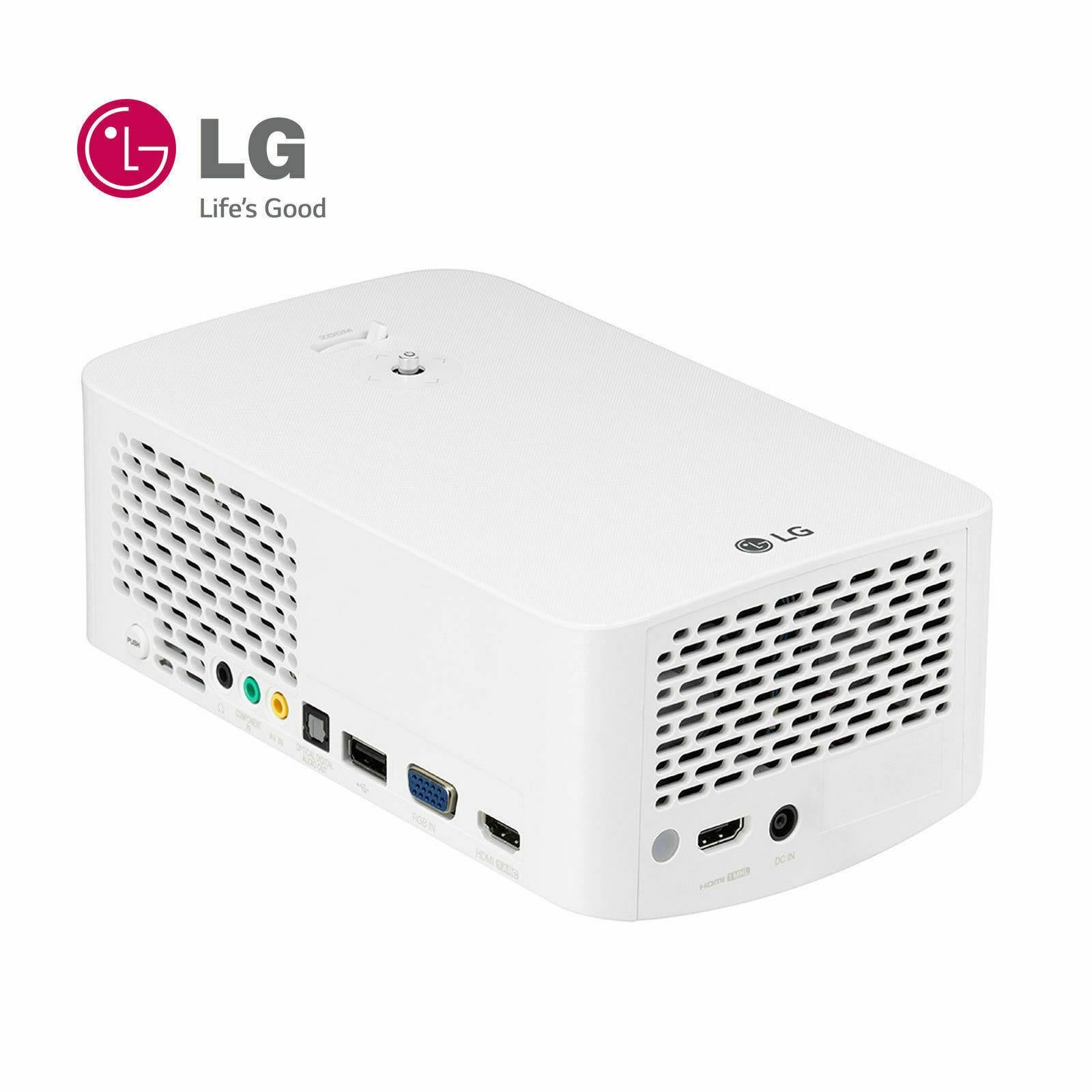 [new] lg mini beam tv projector high perfomance full hd &amp; 1400 ansi / pf1500