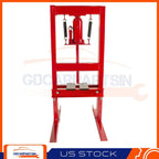6 Ton Shop Press Hydraulic Bottle Jack Benchtop H-Frame Plates Jack Stand Tools