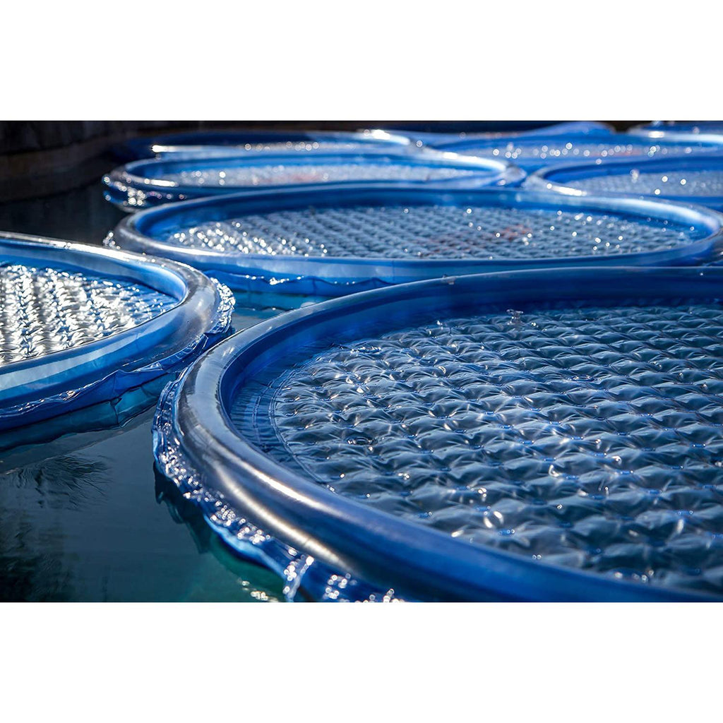 Solar Sun Rings UV Resistant Above Ground Inground Swimming Pool Hot Tub Spa Heating Accessory Circular Heater Solar Cover, Blue