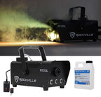 Rockville RFAAW DJ Event Facade Booth+Travel Bag+Scrim+LED Fog Machine+Juice