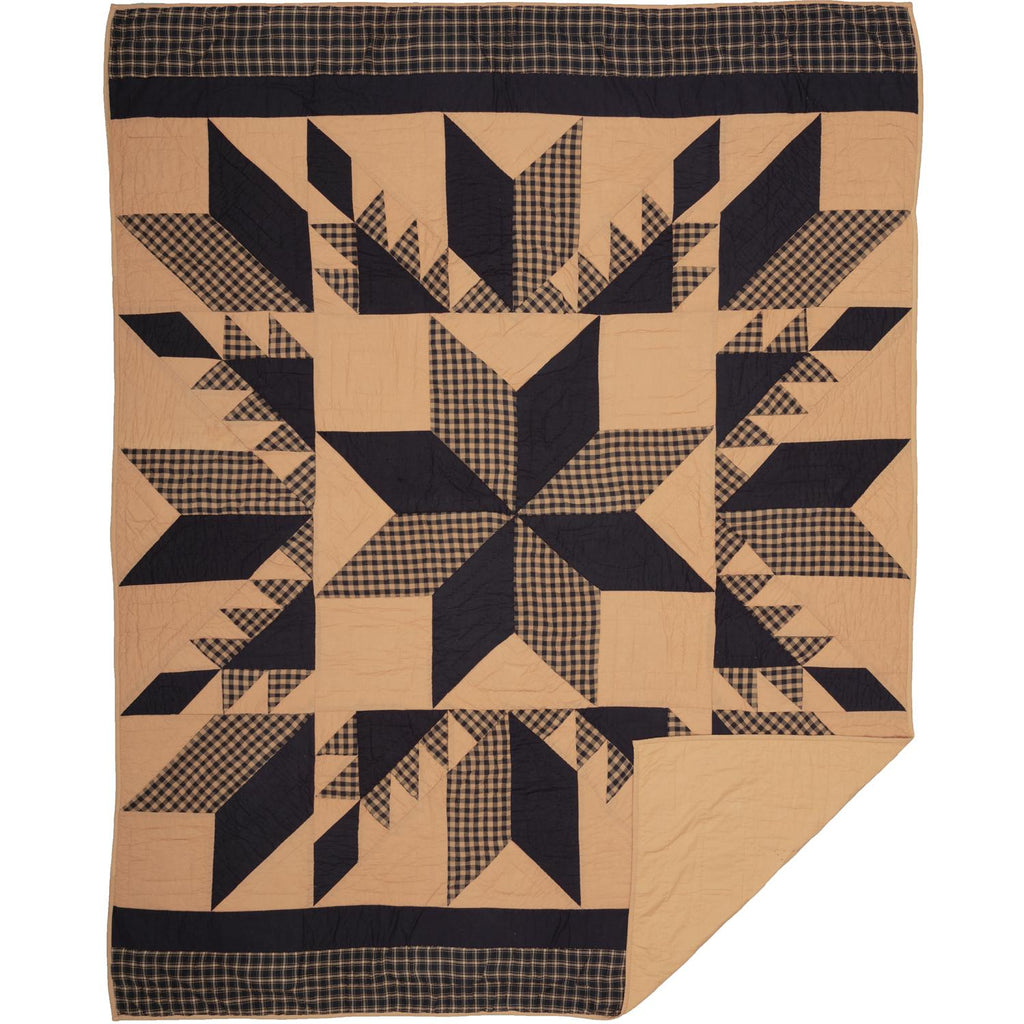 VHC Brand Dakota Star 68"W X 86"L Twin Quilt 19830