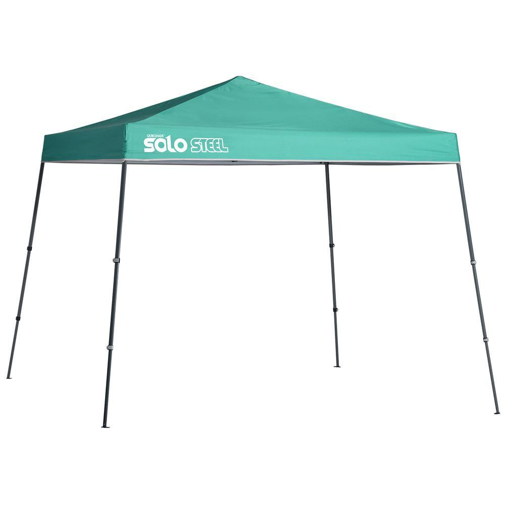 Solo72 11 ft. x 11 ft. Turquoise Slant Leg Canopy