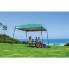 Solo72 11 ft. x 11 ft. Turquoise Slant Leg Canopy
