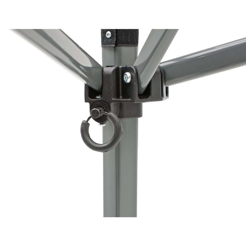 Solo72 11 ft. x 11 ft. Turquoise Slant Leg Canopy