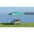 Solo72 11 ft. x 11 ft. Turquoise Slant Leg Canopy