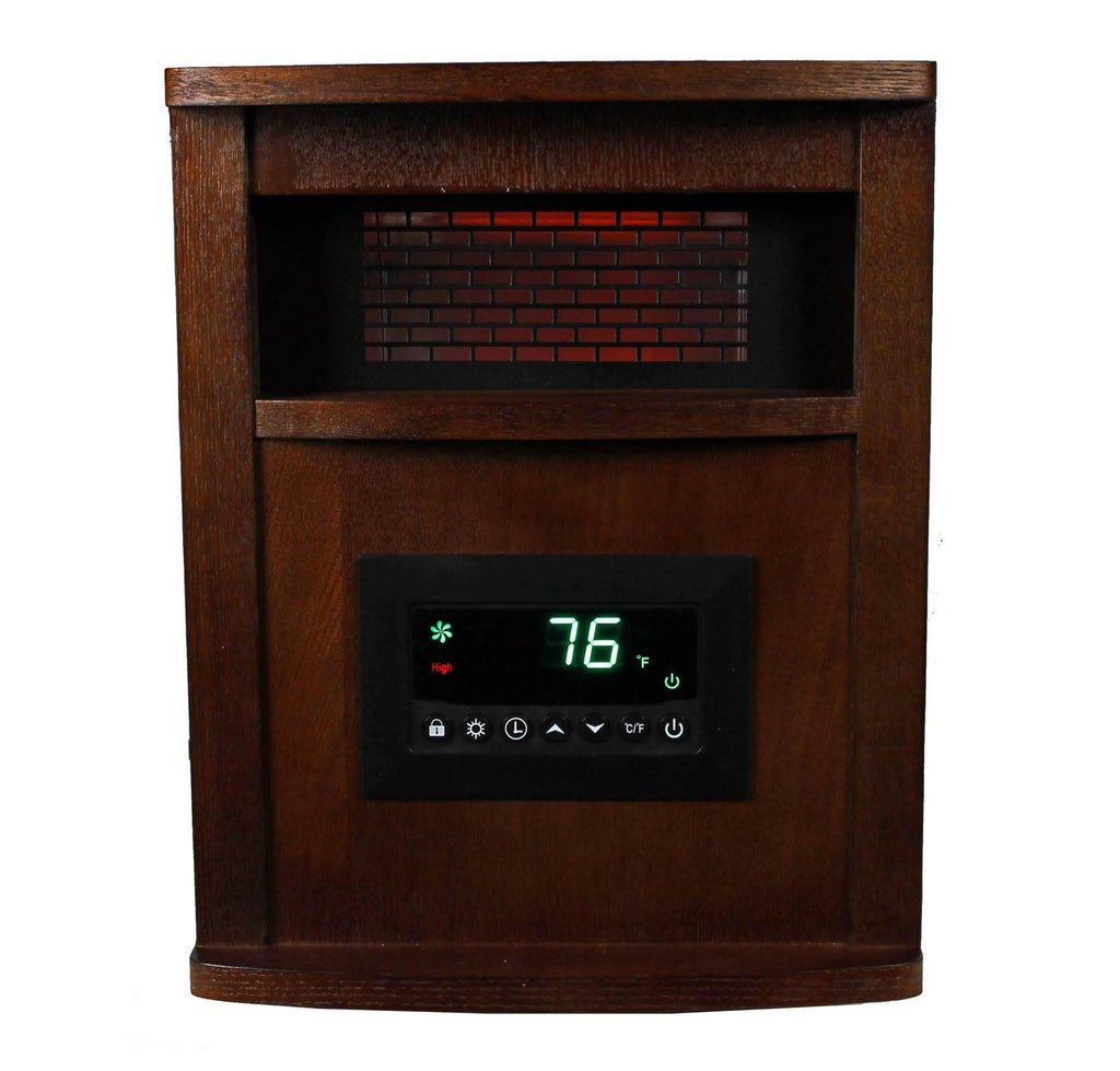Lifesmart 6 Element 1500W Electric Infrared Quartz Indoor Space Heater