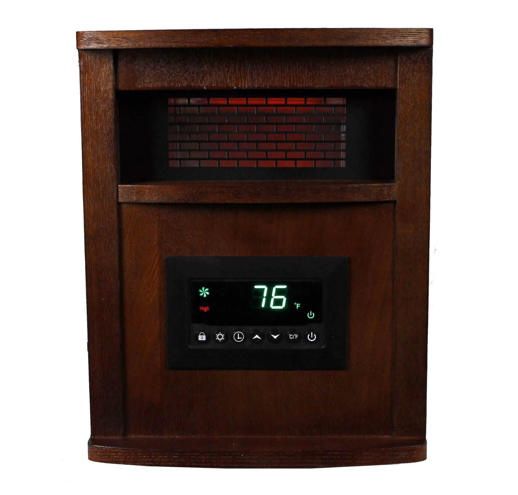 Lifesmart 6 Element 1500W Electric Infrared Quartz Indoor Space Heater