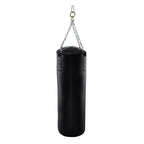 Elenxs Heavy Bag Beginners Professionals Punching Bag Nylon Straps PVC Covering Sports Equipment, 31x12 Inch