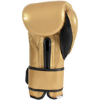 Cleto Reyes Hook and Loop Leather Training Boxing Gloves - 14 oz. - Solid Gold