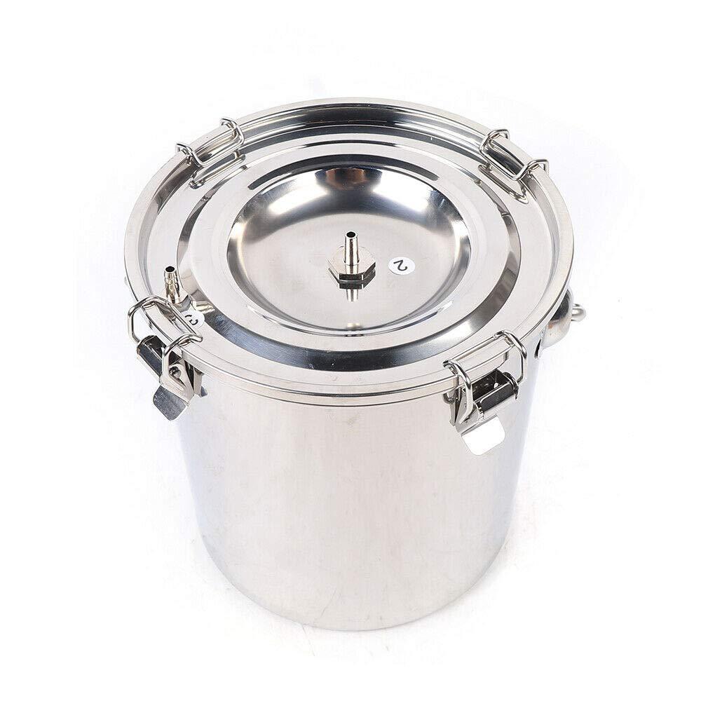 electric milking machine 5l/7l vacuum impulse pump cow/sheep milker with stainless steel milk can automatic portable livestock milking equipment (5l/1.3gal cow)