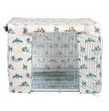 Lords &amp; Labradors Central Park Oilcloth Dog Crate Cover to fit Midwest iCrate and Similar Sized Dog Cages