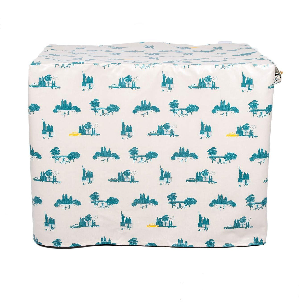 Lords &amp; Labradors Central Park Oilcloth Dog Crate Cover to fit Midwest iCrate and Similar Sized Dog Cages
