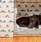 Lords &amp; Labradors Central Park Oilcloth Dog Crate Cover to fit Midwest iCrate and Similar Sized Dog Cages