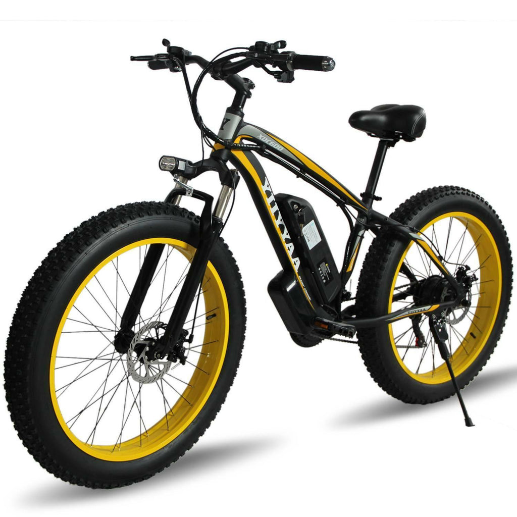 EAYSG 26"36V 500W Fat Tire Electric Bicycle Mountain Snow Beach EBike 21Speed()