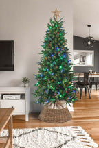 TV15077 Artificial Pre-Lit Christmas Tree, Southern Spruce, 400 Color-Changing Lights, 7-Ft. - Quantity 1