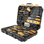 228 Piece Socket Wrench Auto Repair Tool Combination PackaMixed Tool Set Hand Tool Kit with Plastic Toolbox StoraCase