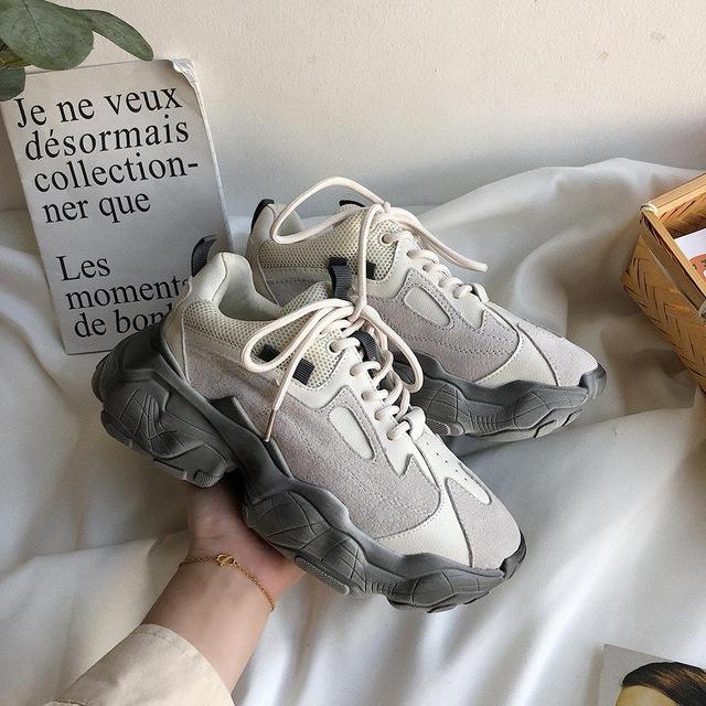 Fashion Luxury Vulcanized Women's Chunky Sneakers