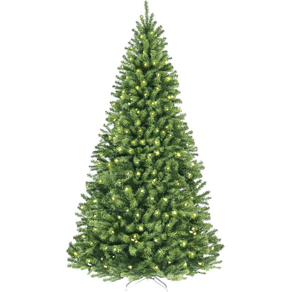 Modstyle Pre-Lit Artificial Christmas Tree with 300 LED 1000 Braches, 6Ft