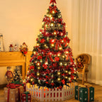 Modstyle Pre-Lit Artificial Christmas Tree with 300 LED 1000 Braches, 6Ft