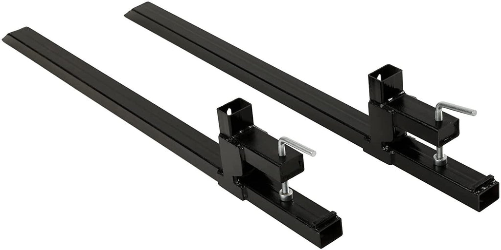 letra 60 inch clamp on pallet forks heavy duty 2000lbs pallet forks for bucket loader tractor skid steer