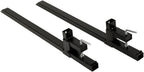 letra 60 inch clamp on pallet forks heavy duty 2000lbs pallet forks for bucket loader tractor skid steer