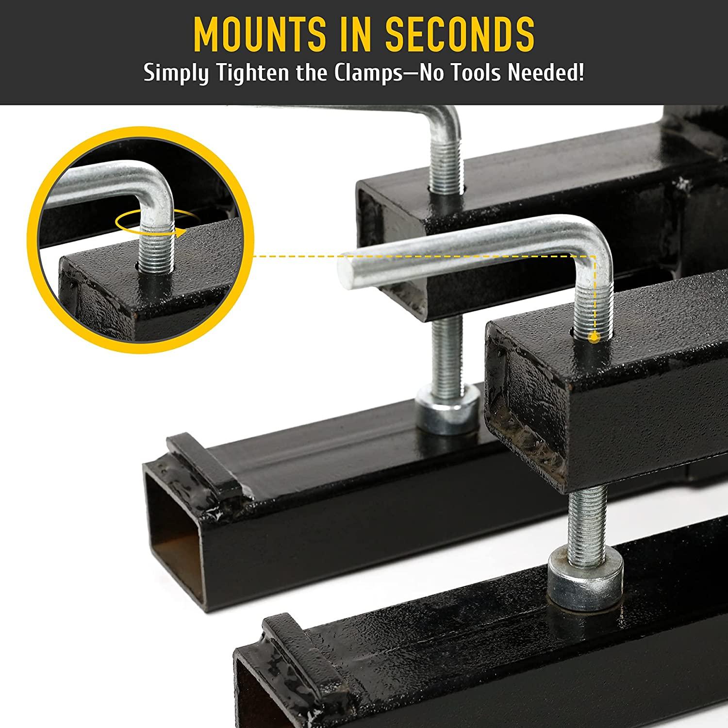 letra 60 inch clamp on pallet forks heavy duty 2000lbs pallet forks for bucket loader tractor skid steer