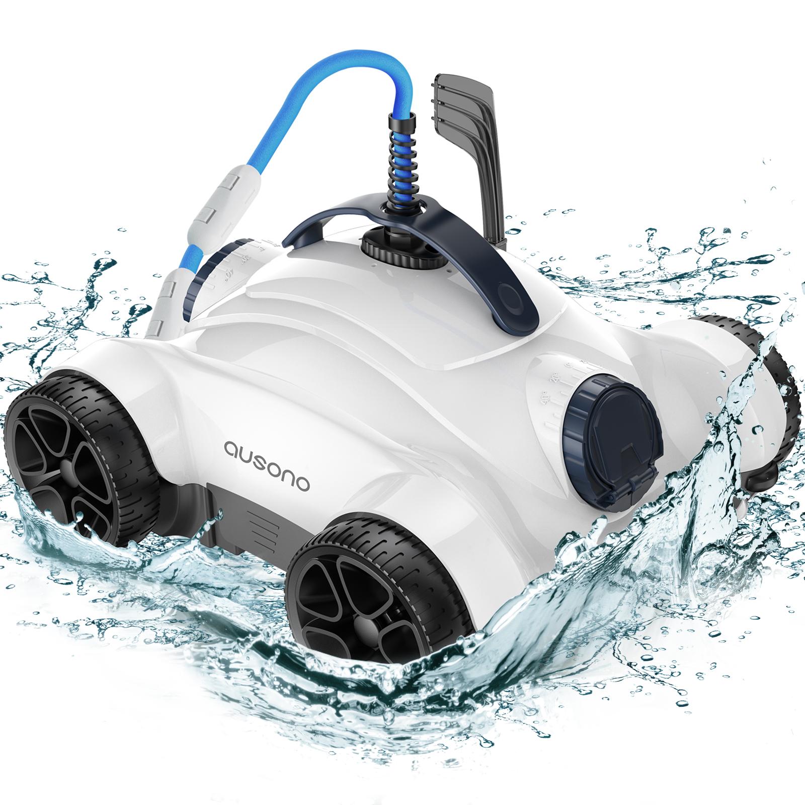 ausono hj1008 robotic automatic pool cleaner for above/inground pools