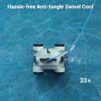 ausono hj1008 robotic automatic pool cleaner for above/inground pools