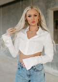 white button top
