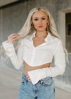 white button top