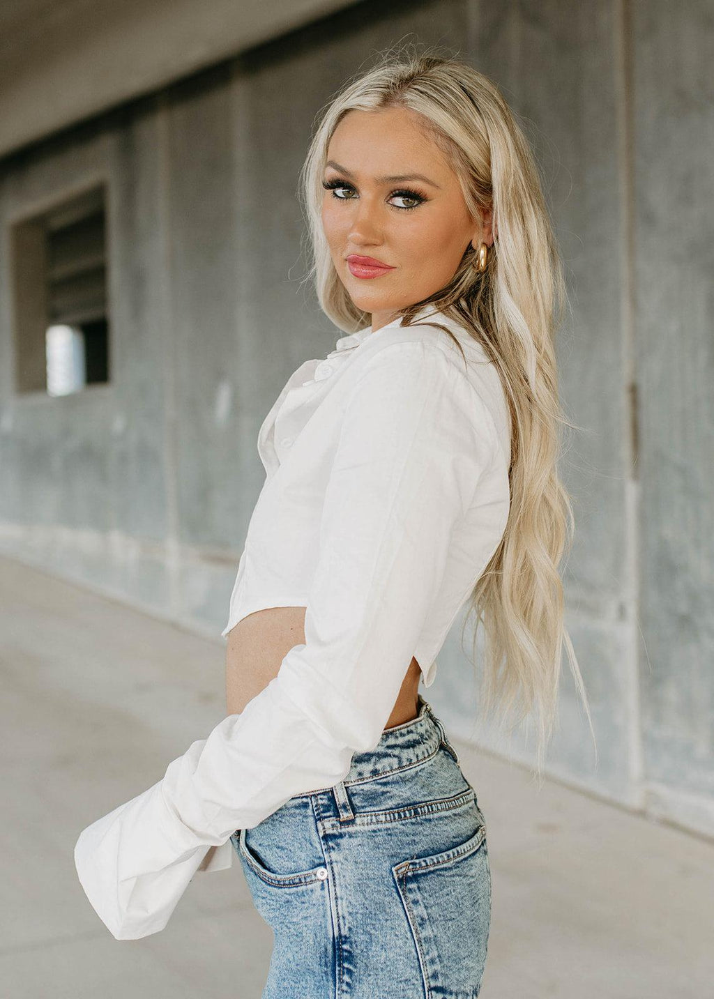 white button top
